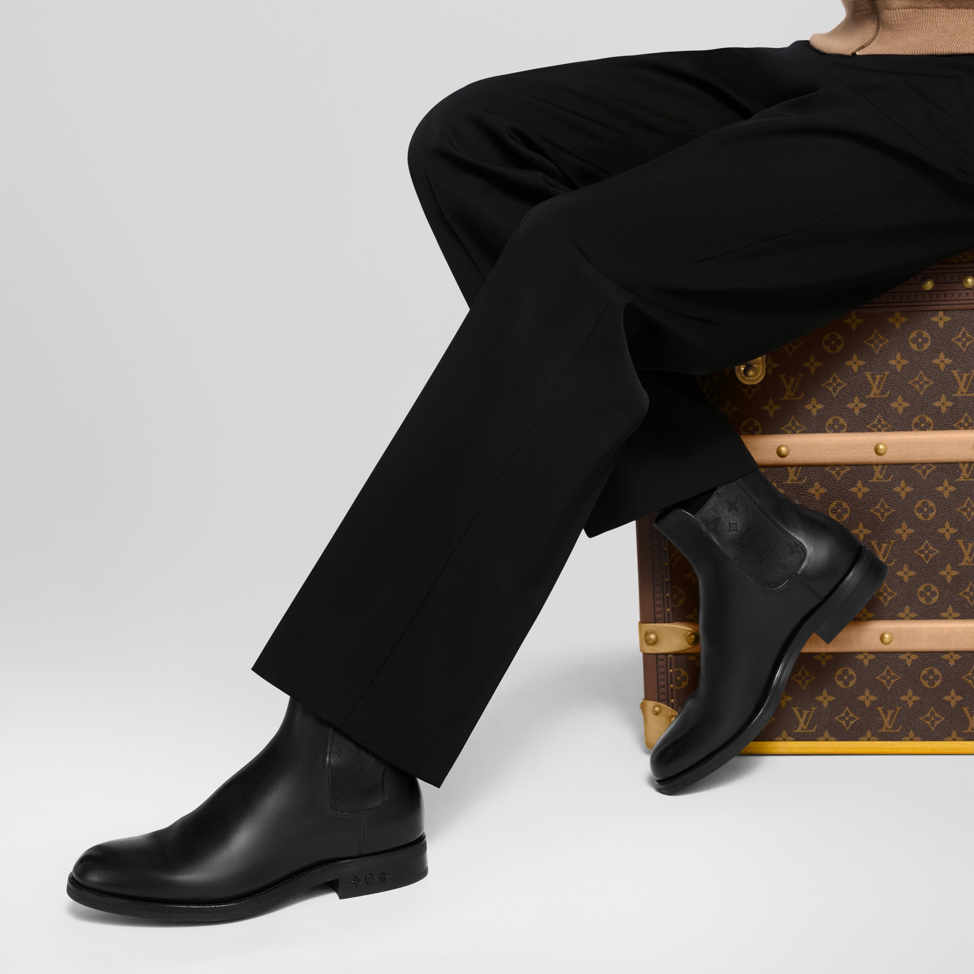  Sapatos Botas Bota Chelsea Vendôme Flex | Louis Vuitton ® (Zoom no Produto)