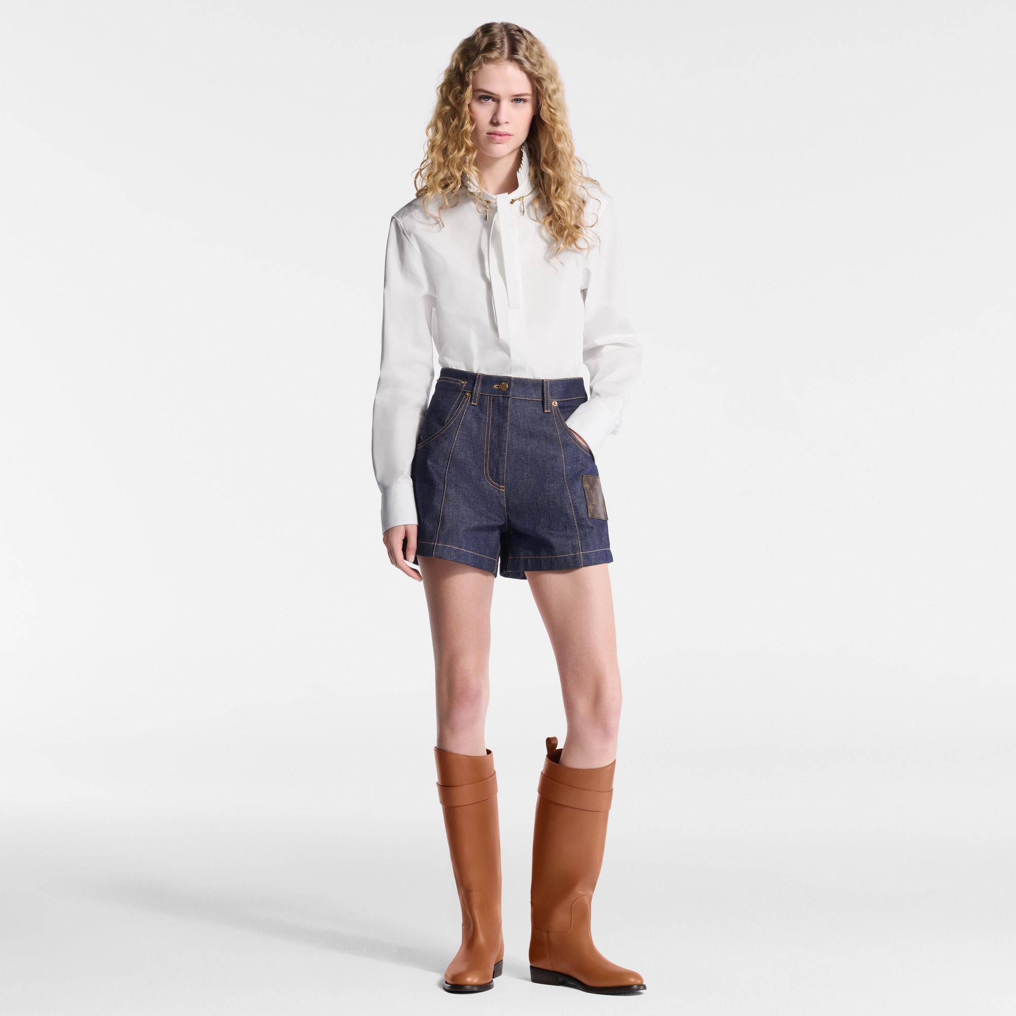  Sapatos Botas Bota de Cano Alto Amiral | Louis Vuitton ® (Zoom no Produto)