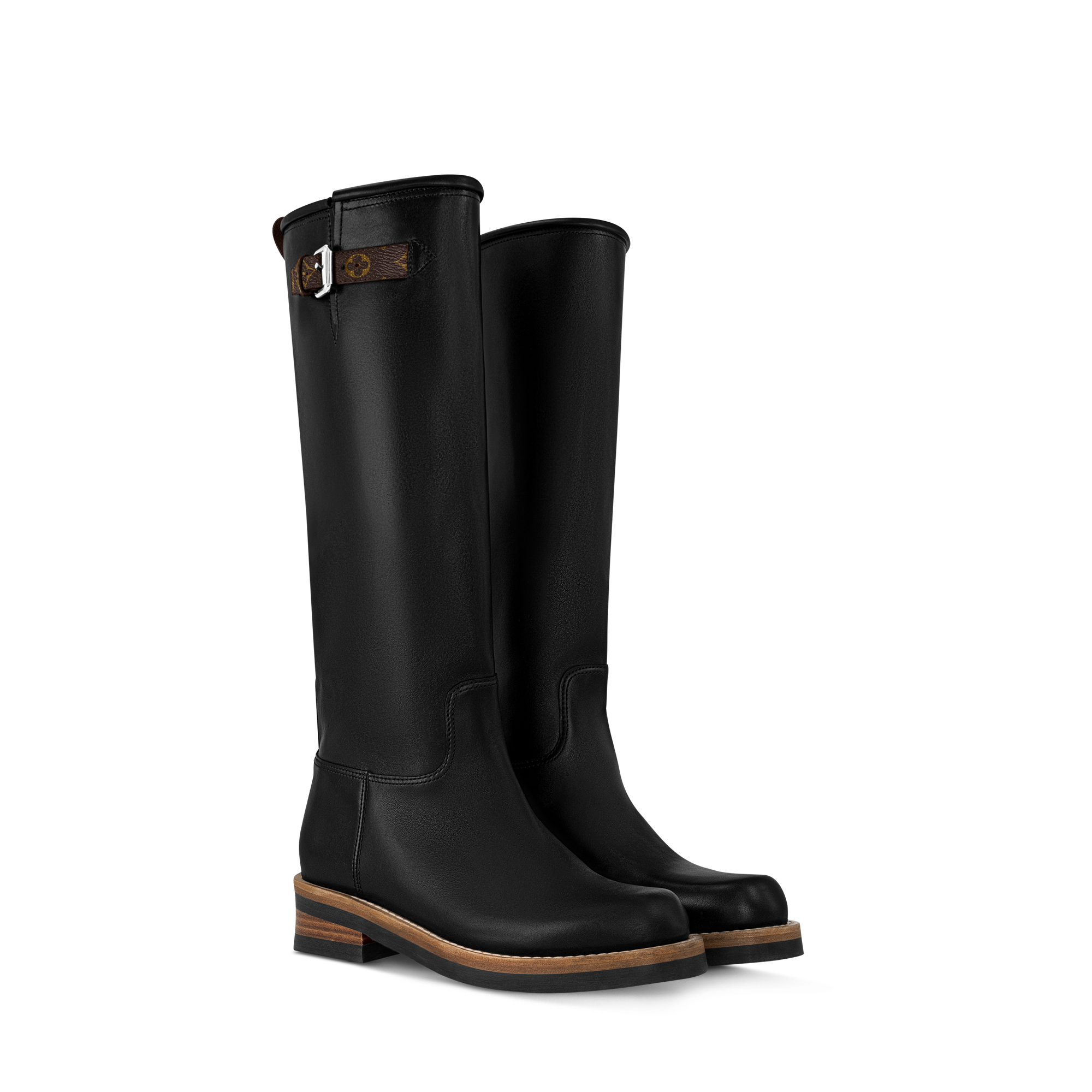  Sapatos Botas Bota de Cano Alto LV Biker | Louis Vuitton ® (Zoom no Produto)