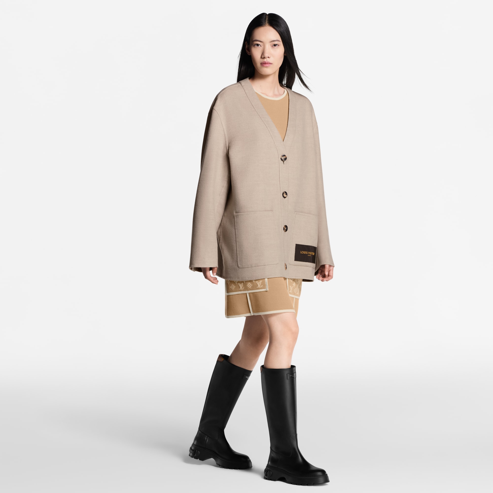  Sapatos Botas Bota de Cano Alto LV Squad | Louis Vuitton ® (Zoom no Produto)