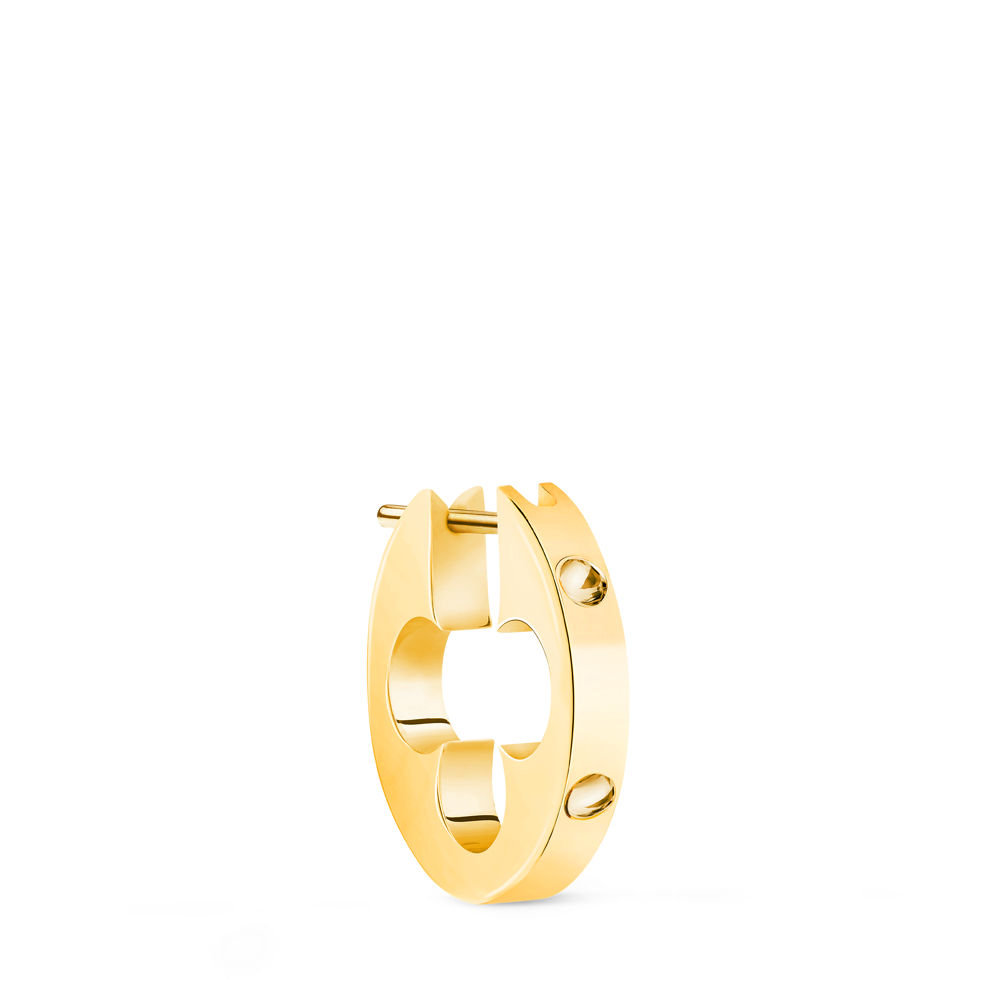  Categorias Brincos Brinco Unitário de Argola em Ouro Amarelo Empreinte | Louis Vuitton ® (Zoom no Produto)