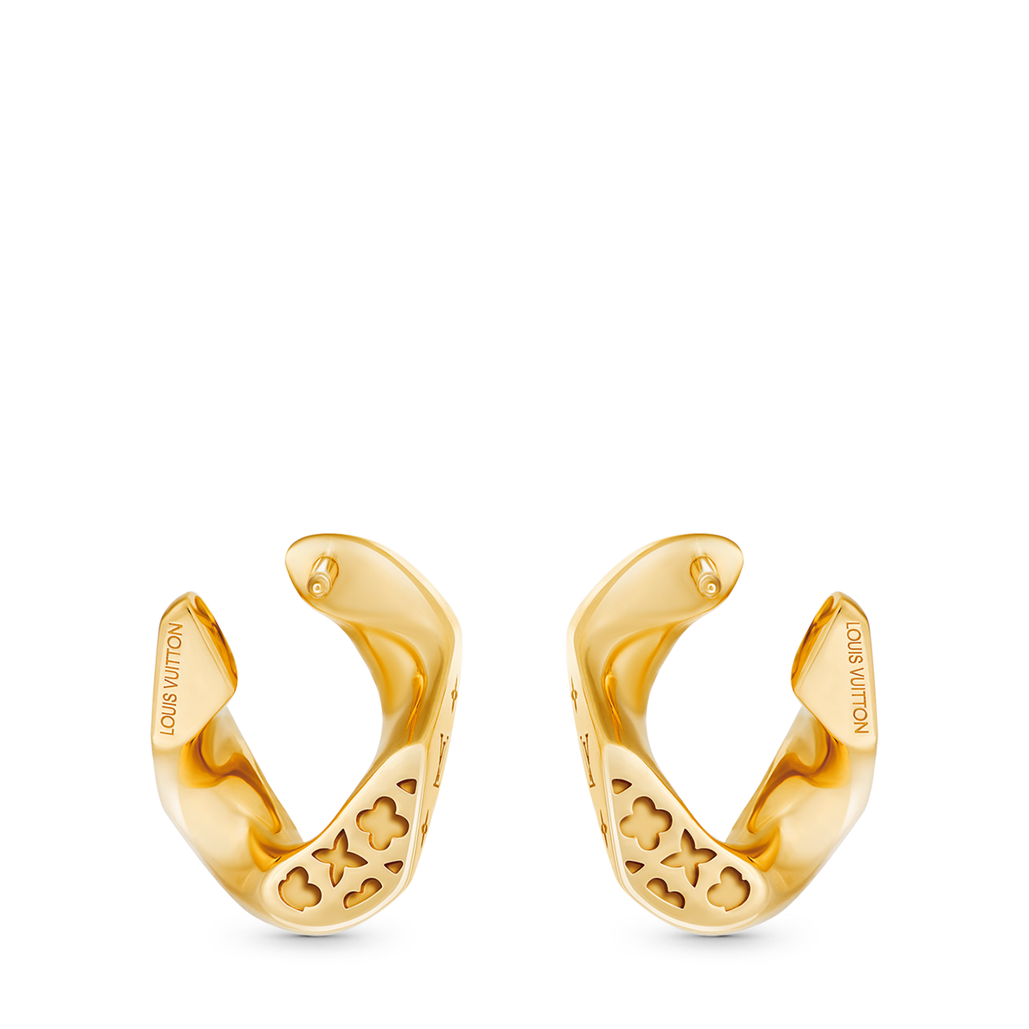  Categorias Brincos Brincos Cuban Chain em Ouro Amarelo e Diamantes | Louis Vuitton ® (Zoom no Produto)