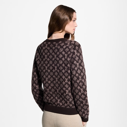 Ready-to-Wear Tricot Brushed Monogram Pullover | Louis Vuitton ® (Zoom no Produto)