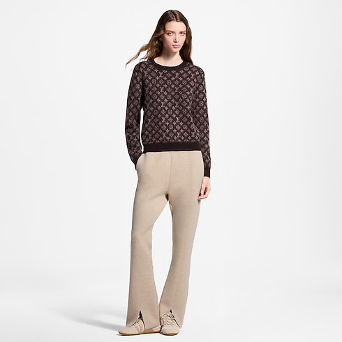 Ready-to-Wear Tricot Brushed Monogram Pullover | Louis Vuitton ® (Zoom no Produto)