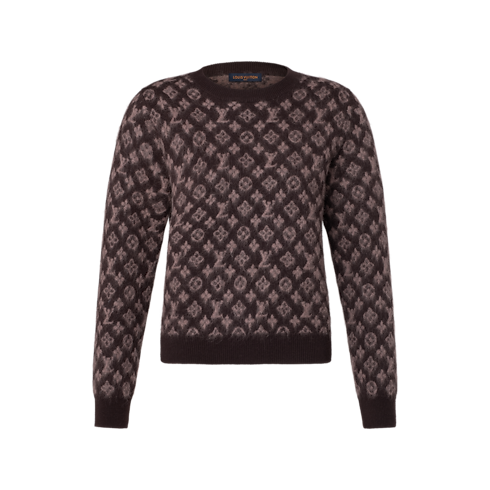 Ready-to-Wear Tricot Brushed Monogram Pullover | Louis Vuitton ® (Zoom no Produto)