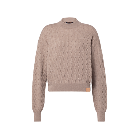 Ready-to-Wear Tricot Cable Knit Pullover | Louis Vuitton ® (Zoom no Produto)