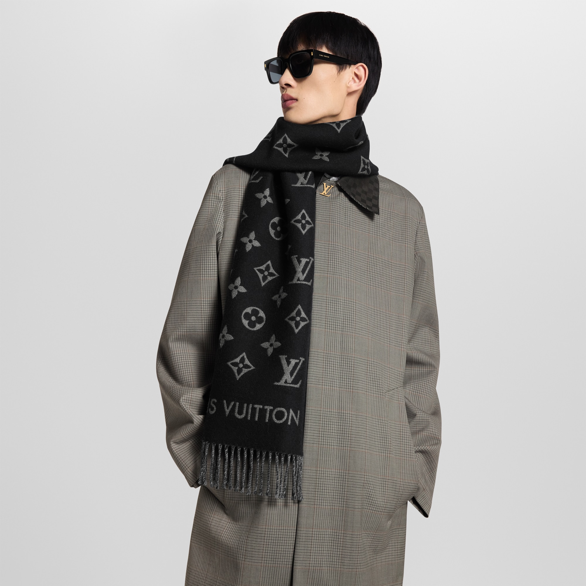 S00 Acessórios Echarpes Cachecol All About Monogram | Louis Vuitton ® (Zoom no Produto)