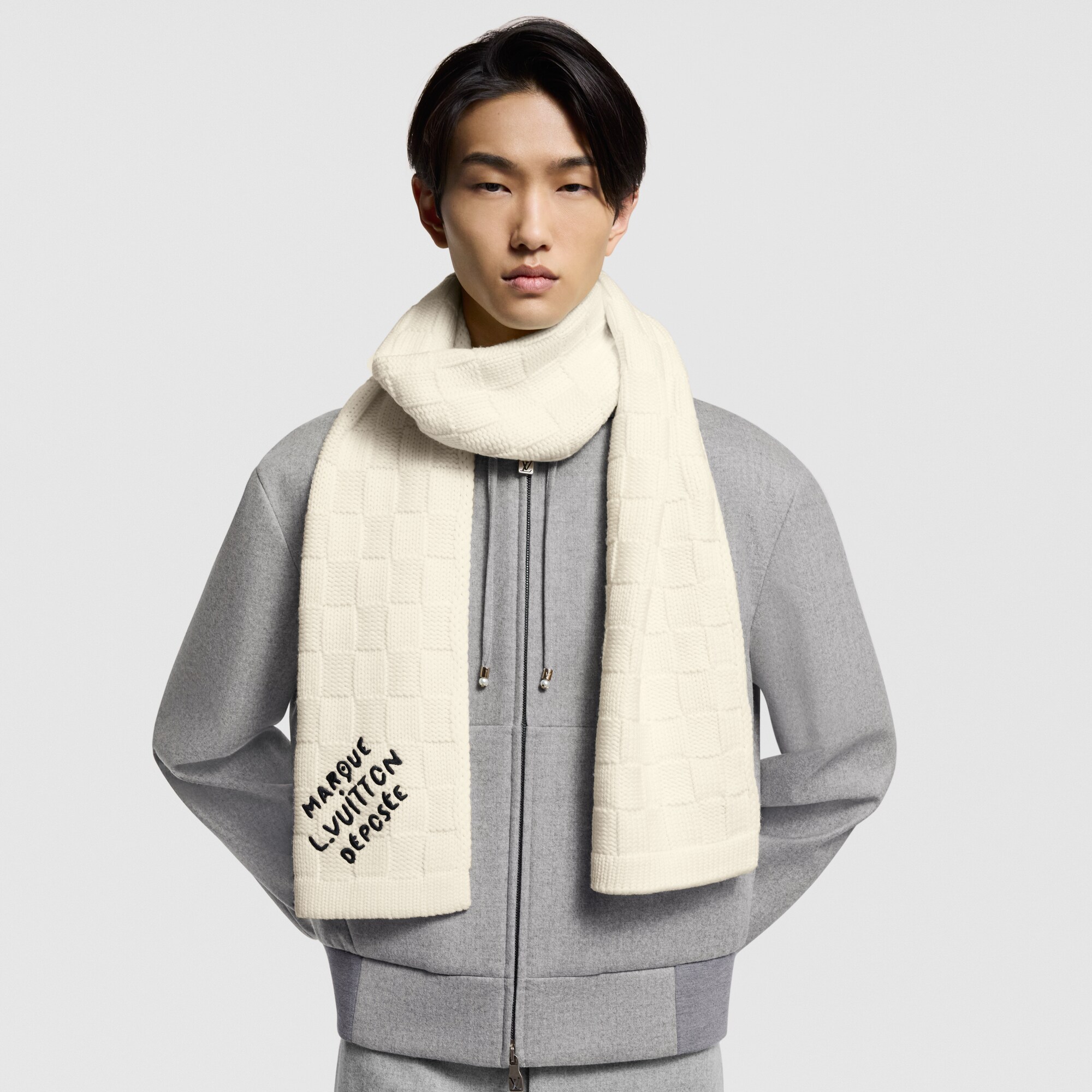 S00 Acessórios Echarpes Cachecol Damier Snug | Louis Vuitton ® (Zoom no Produto)