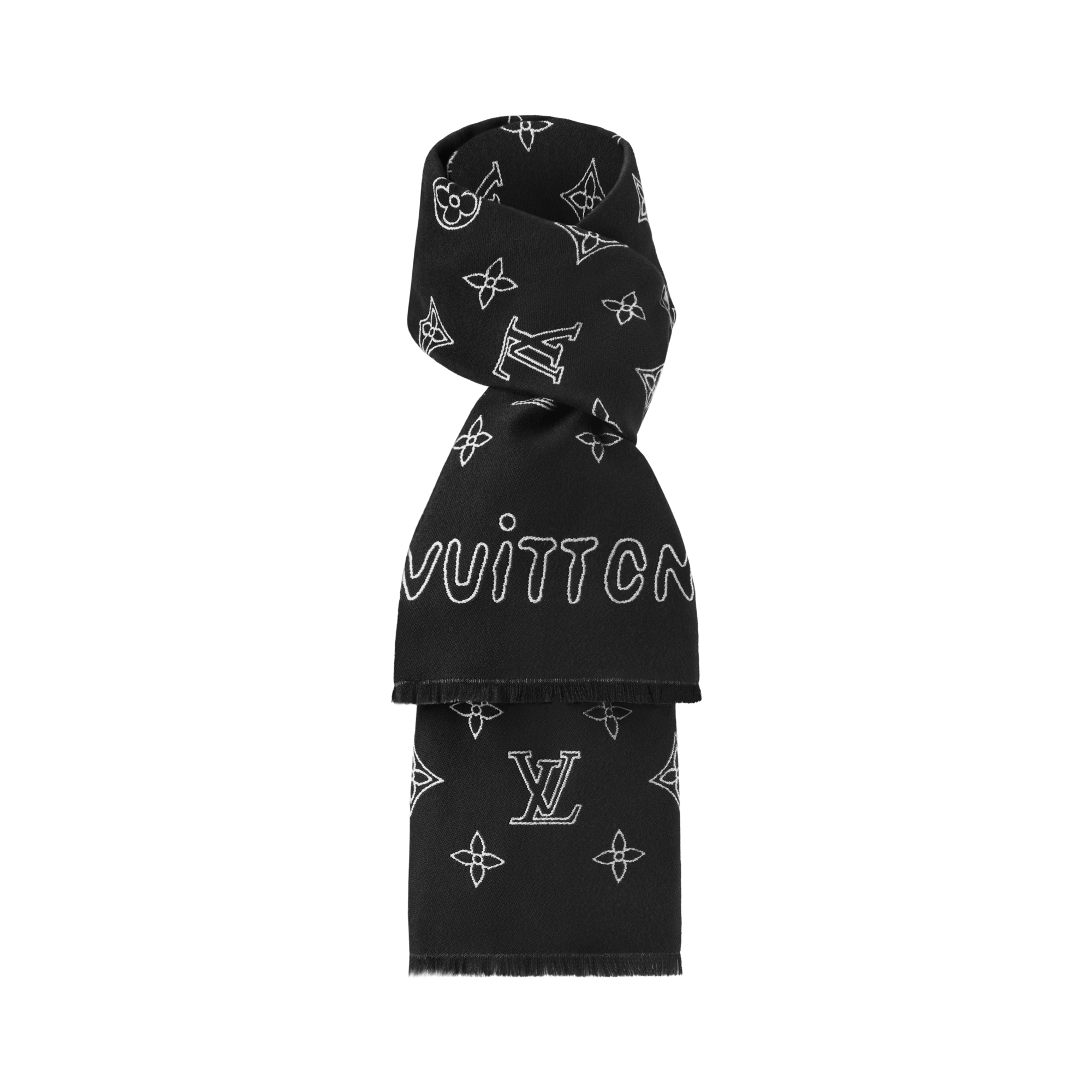 S00 Acessórios Echarpes Cachecol Monogram Blast | Louis Vuitton ® (Zoom no Produto)