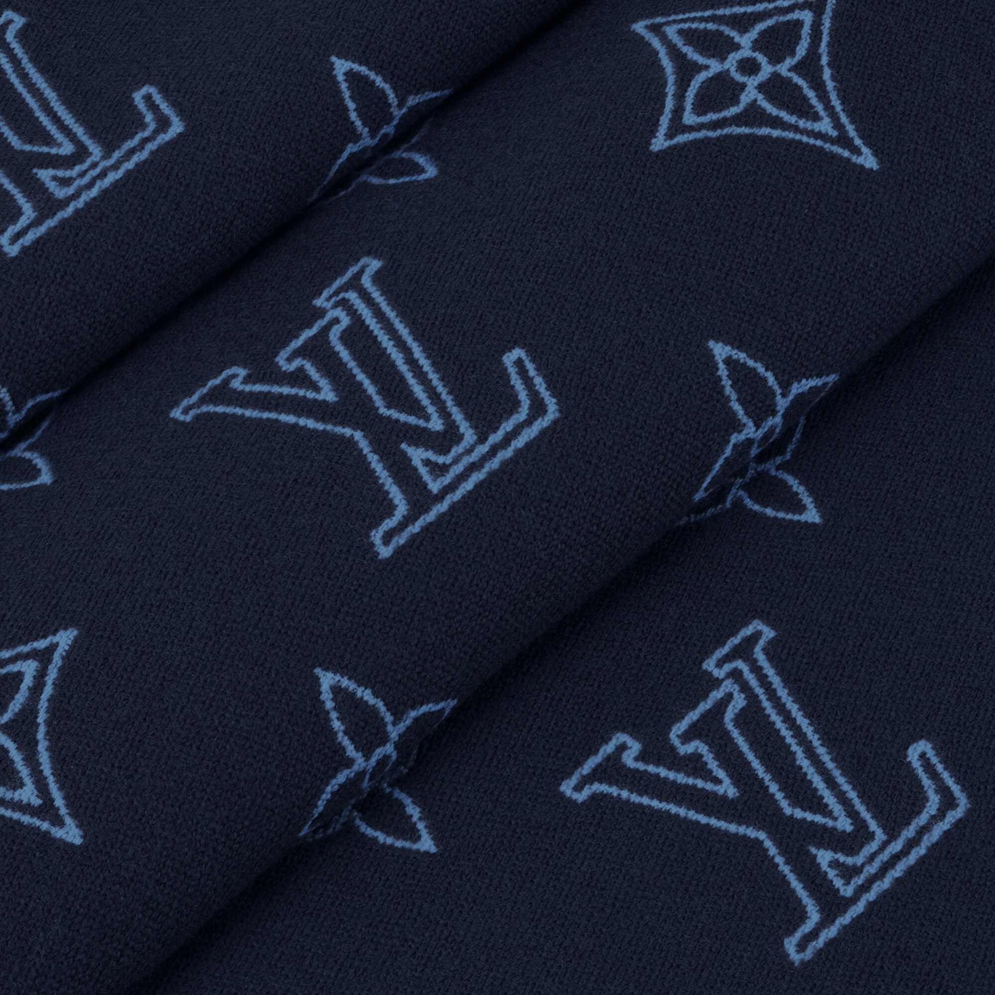 S00 Acessórios Echarpes Cachecol Monogram Blast | Louis Vuitton ® (Zoom no Produto)