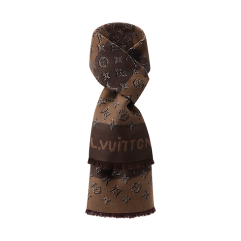 S00 Acessórios Echarpes Cachecol Monogram Heritage | Louis Vuitton ® (Zoom no Produto)