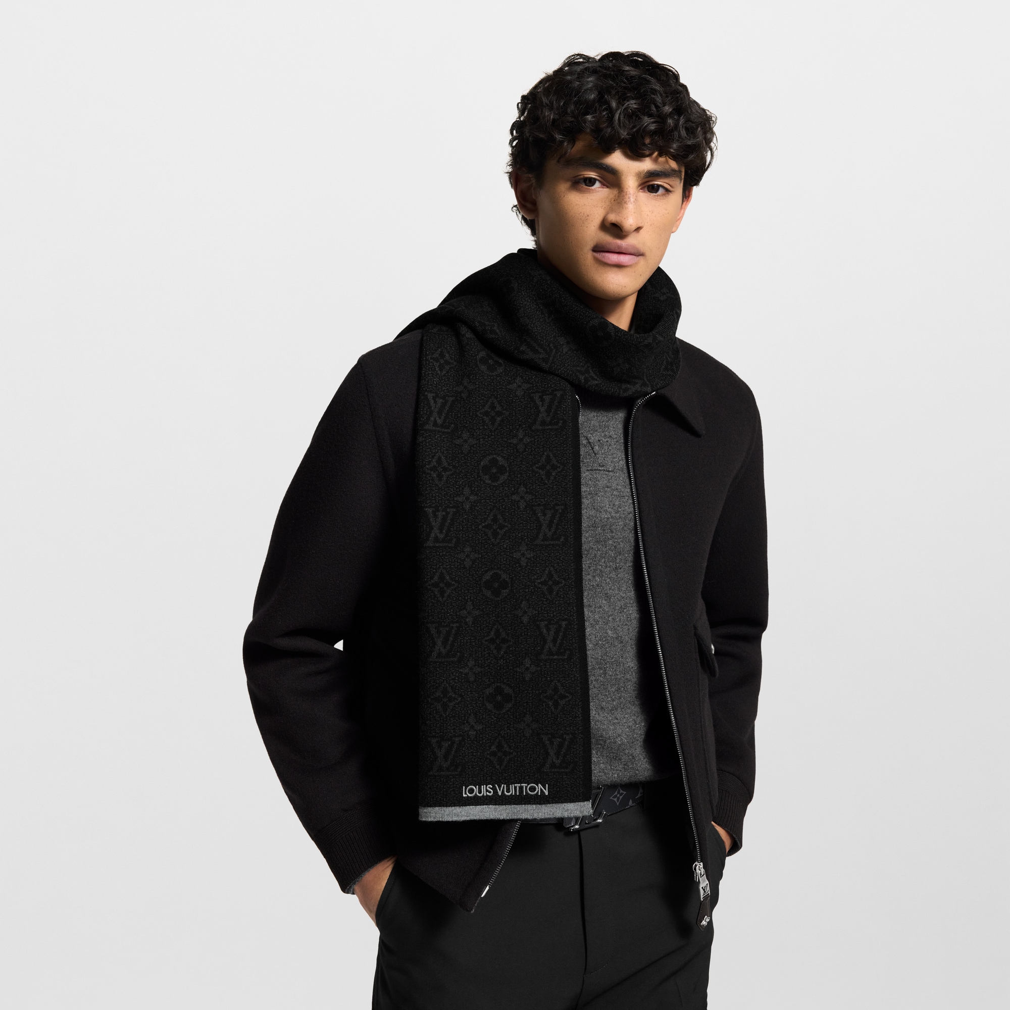 S00 Acessórios Echarpes Cachecol My Monogram Eclipse | Louis Vuitton ® (Zoom no Produto)