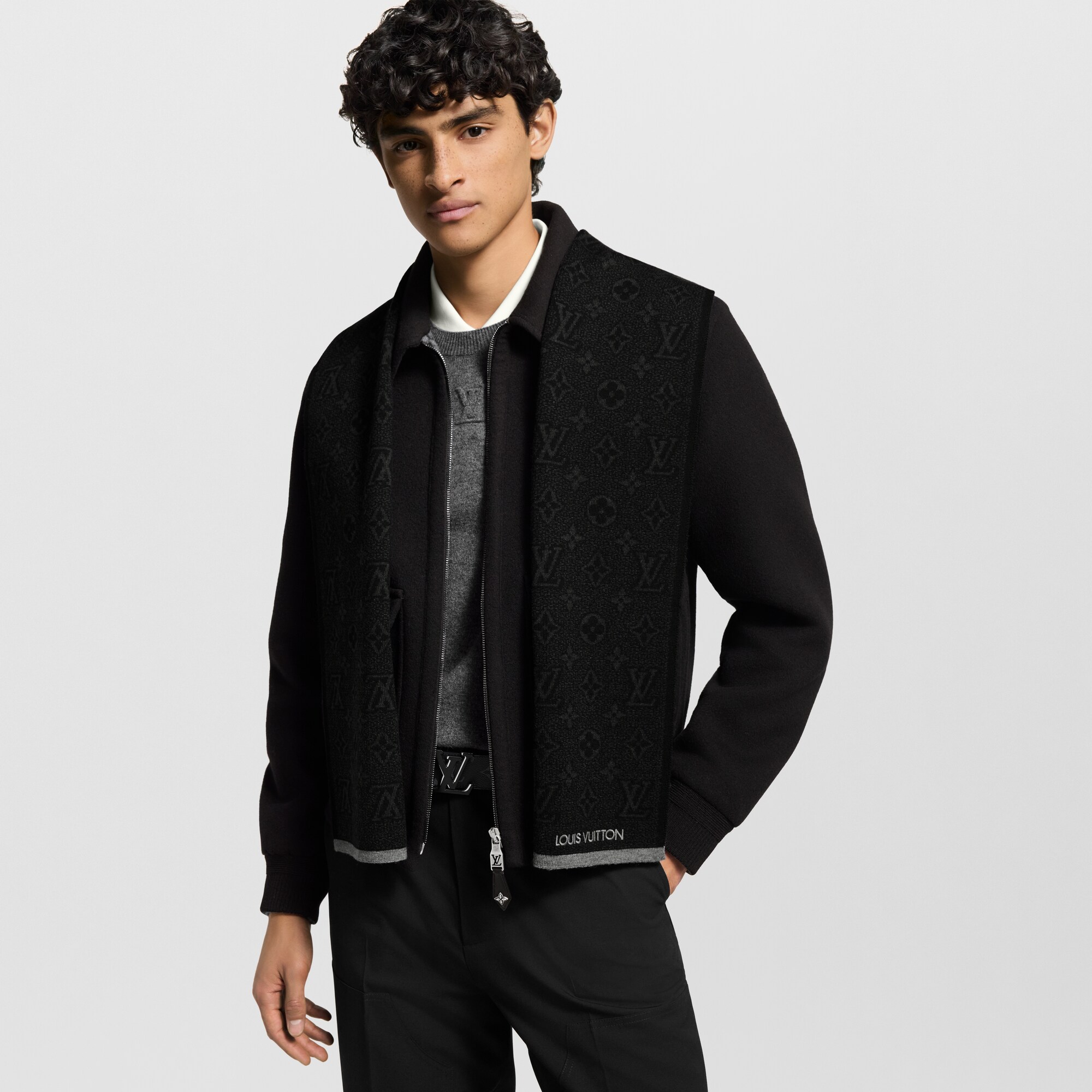 S00 Acessórios Echarpes Cachecol My Monogram Eclipse | Louis Vuitton ® (Zoom no Produto)