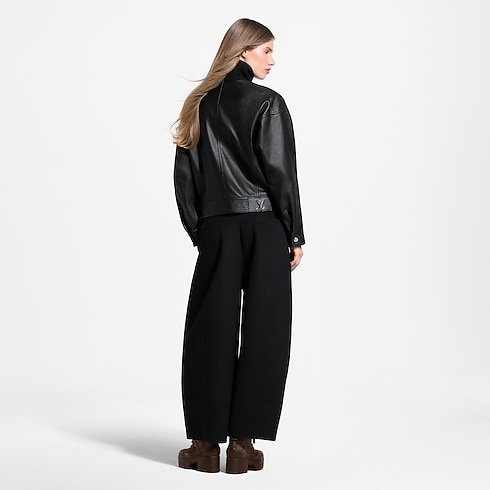 Ready-to-Wear Calças e Shorts Wool Insert Leather Balloon Pants | Louis Vuitton ® (Zoom no Produto)