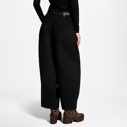 Ready-to-Wear Calças e Shorts Wool Insert Leather Balloon Pants | Louis Vuitton ® (Zoom no Produto)