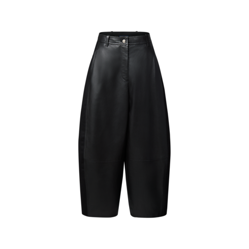 Ready-to-Wear Calças e Shorts Wool Insert Leather Balloon Pants | Louis Vuitton ® (Zoom no Produto)
