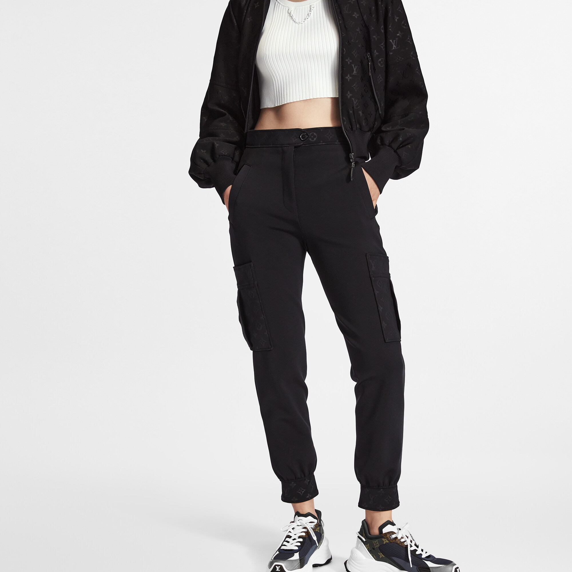  Ready-to-Wear Calças Calça Cargo com Detalhe em Monogram | Louis Vuitton ® (Zoom no Produto)