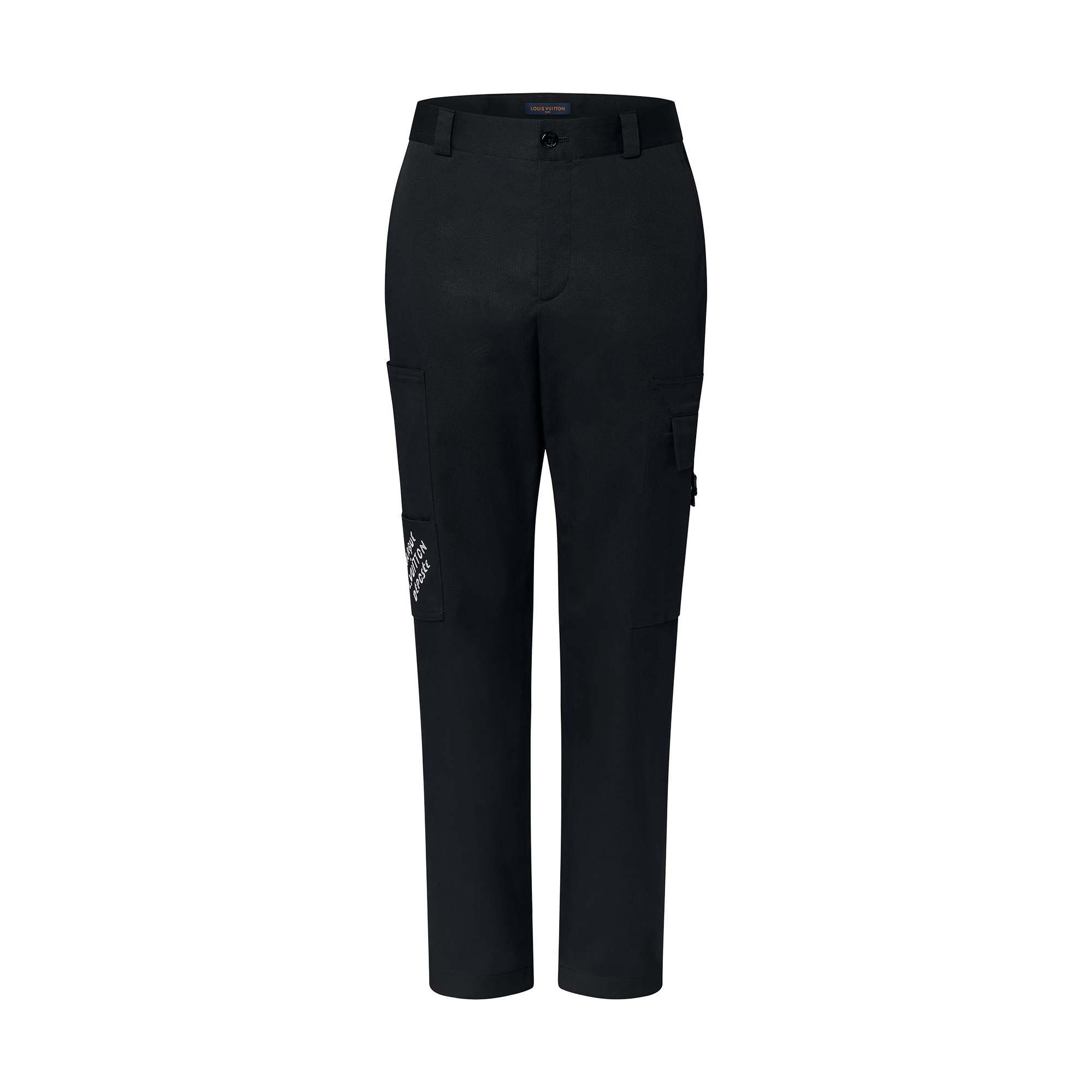  Discontinued Product Obs 12 Calça Cargo de Algodão com Assinatura | Louis Vuitton ® (Zoom no Produto)