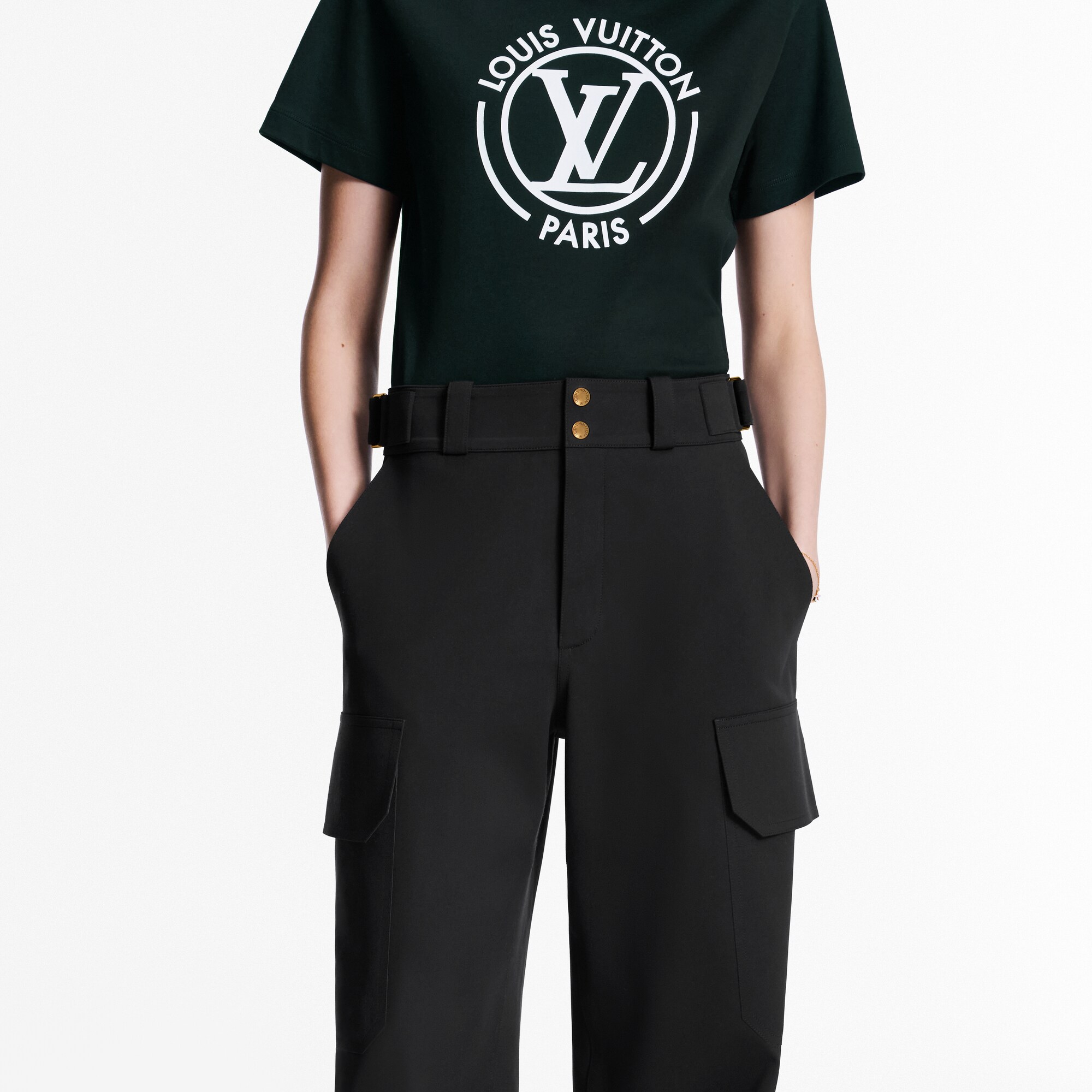  Ready-to-Wear Calças Calça Cargo em Jersey Tecnológico | Louis Vuitton ® (Zoom no Produto)