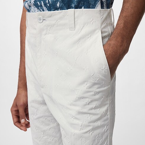 Ready-to-Wear Calças Calça Chino com Monogram | Louis Vuitton ® (Zoom no Produto)