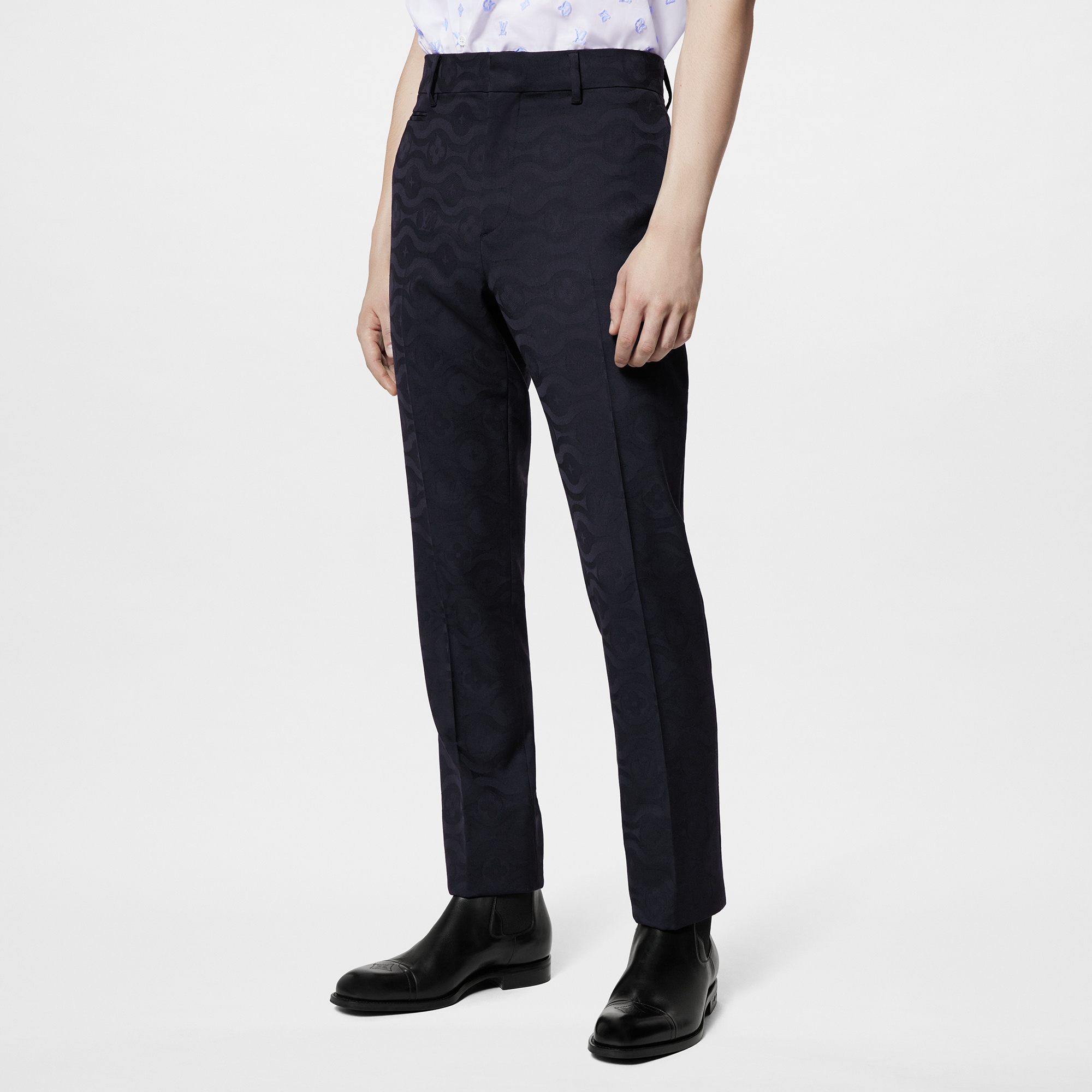  Discontinued Product Obs 12 Calça Cigarrete em Lã | Louis Vuitton ® (Zoom no Produto)