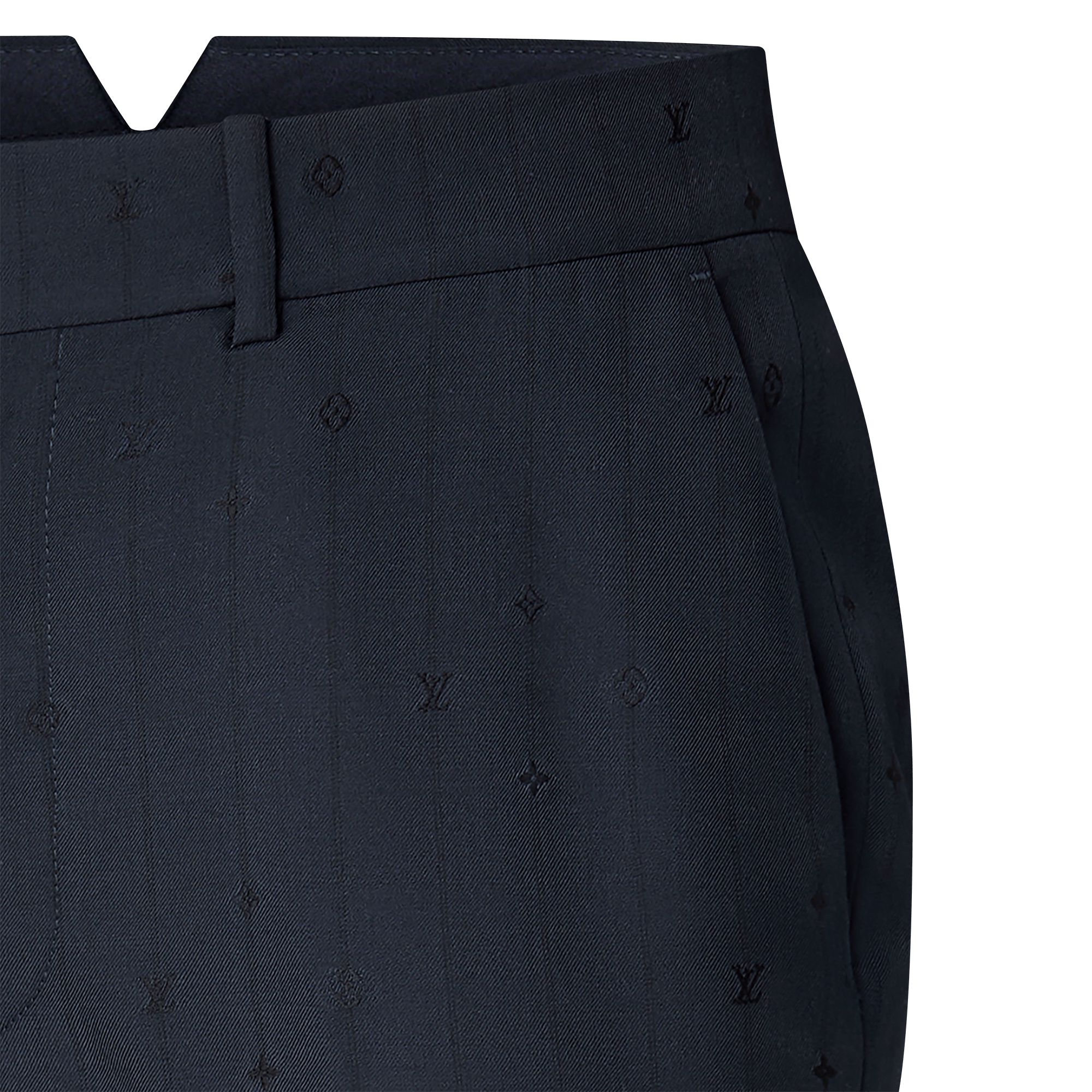  Discontinued Product Obs 12 Calça Cigarrete Pont Neuf em Mescla de Lã | Louis Vuitton ® (Zoom no Produto)