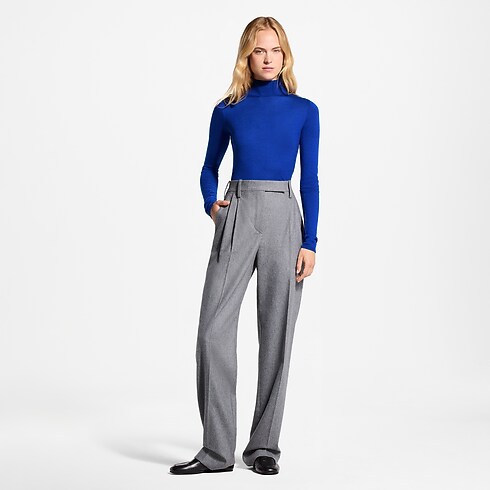 Ready-to-Wear Calças e Shorts Calça de Flanela de Alfaiataria | Louis Vuitton ® (Zoom no Produto)