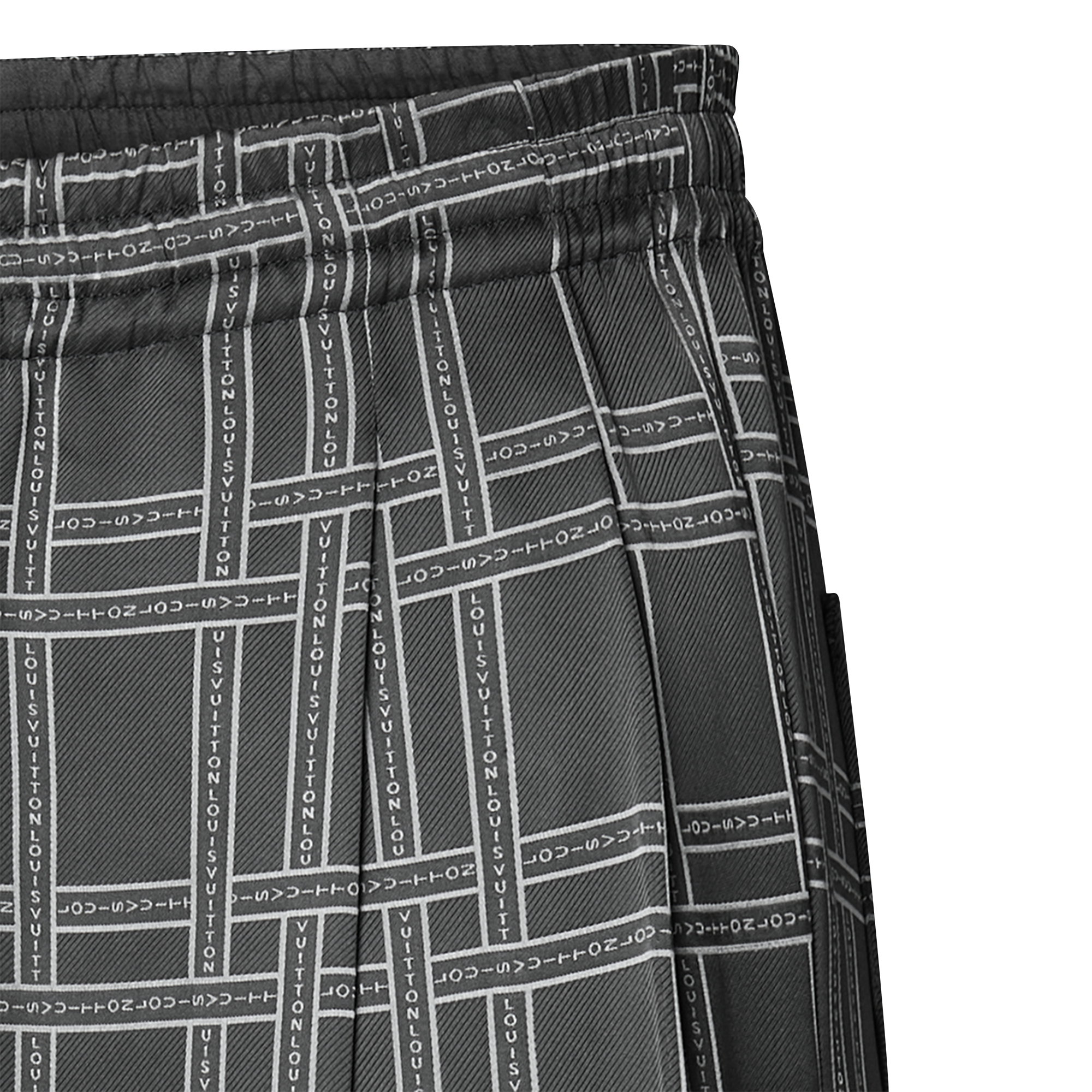  Discontinued Product Obs 12 Calça de Pijama em Mescla de Seda | Louis Vuitton ® (Zoom no Produto)