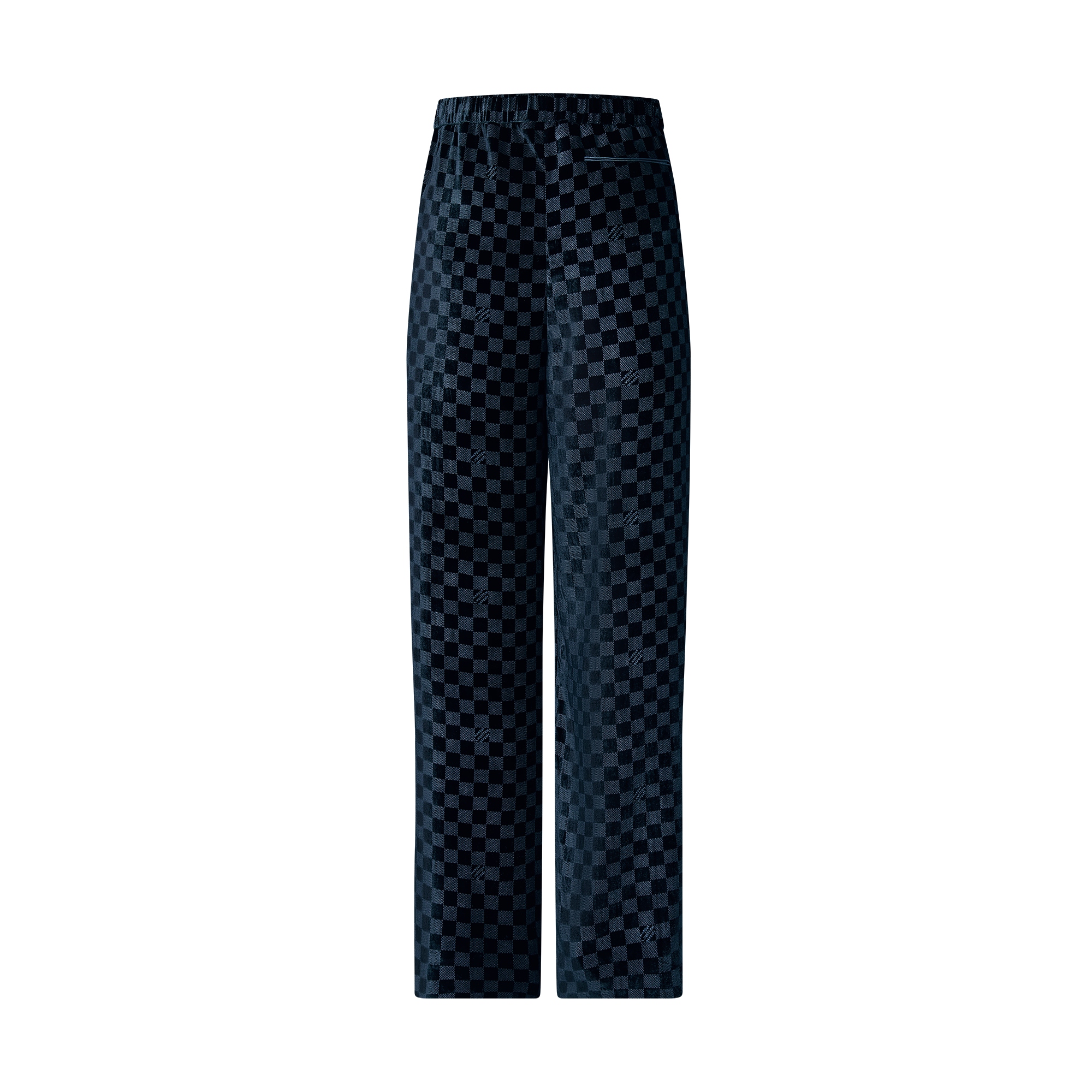  Ready-to-Wear Calças Calça de Pijama em Mescla de Seda e Veludo | Louis Vuitton ® (Zoom no Produto)
