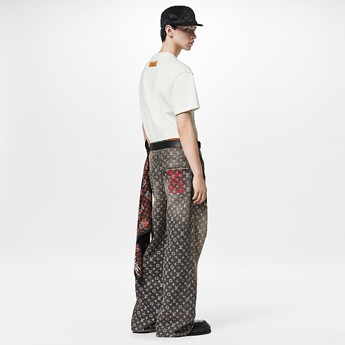 Discontinued Product Obs 3 Calça Jeans Baggy | Louis Vuitton ® (Zoom no Produto)