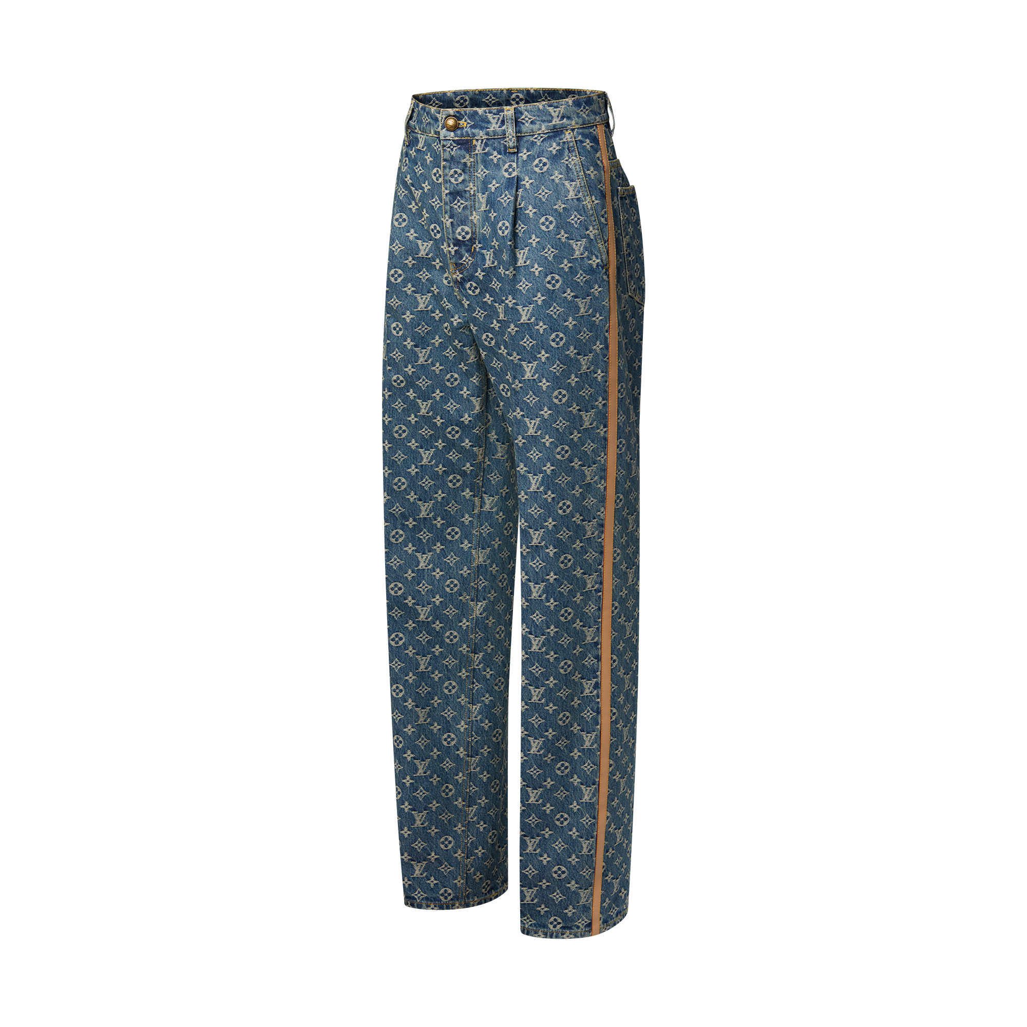  Ready-to-Wear Roupas em Denim Calça Jeans de Alfaiataria com Monogram | Louis Vuitton ® (Zoom no Produto)
