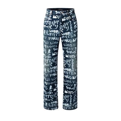 Ready-to-Wear Roupas em Denim Calça Jeans de Skatista | Louis Vuitton ® (Zoom no Produto)