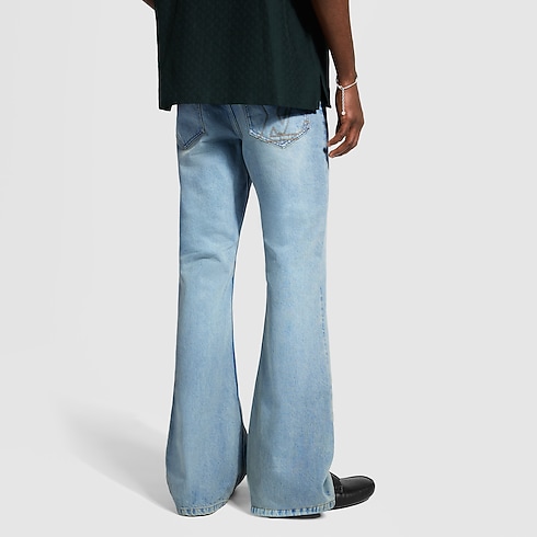 Ready-to-Wear Todas as Roupas Calça Jeans Flare | Louis Vuitton ® (Zoom no Produto)