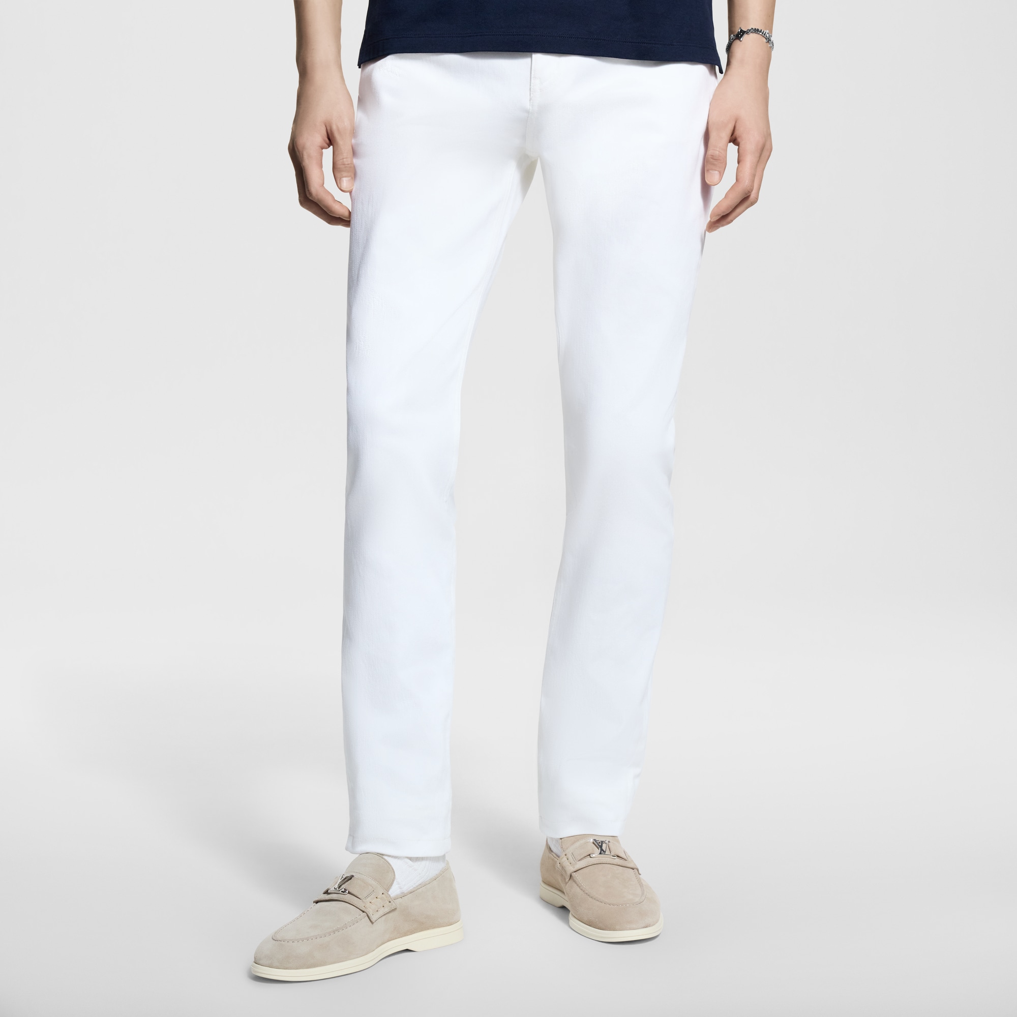  Ready-to-Wear Roupas em Denim Calça Jeans Slim com Stretch | Louis Vuitton ® (Zoom no Produto)