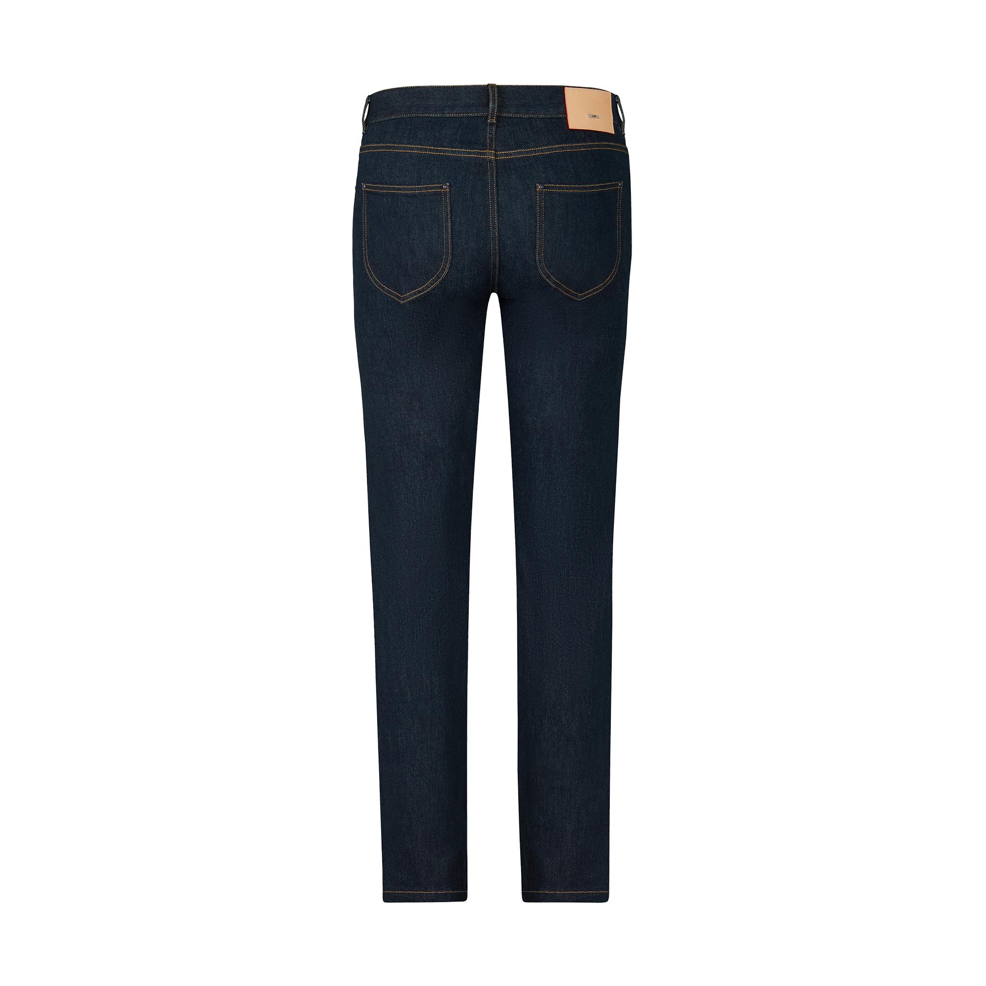  Ready-to-Wear Roupas em Denim Calça Jeans Slim com Stretch | Louis Vuitton ® (Zoom no Produto)