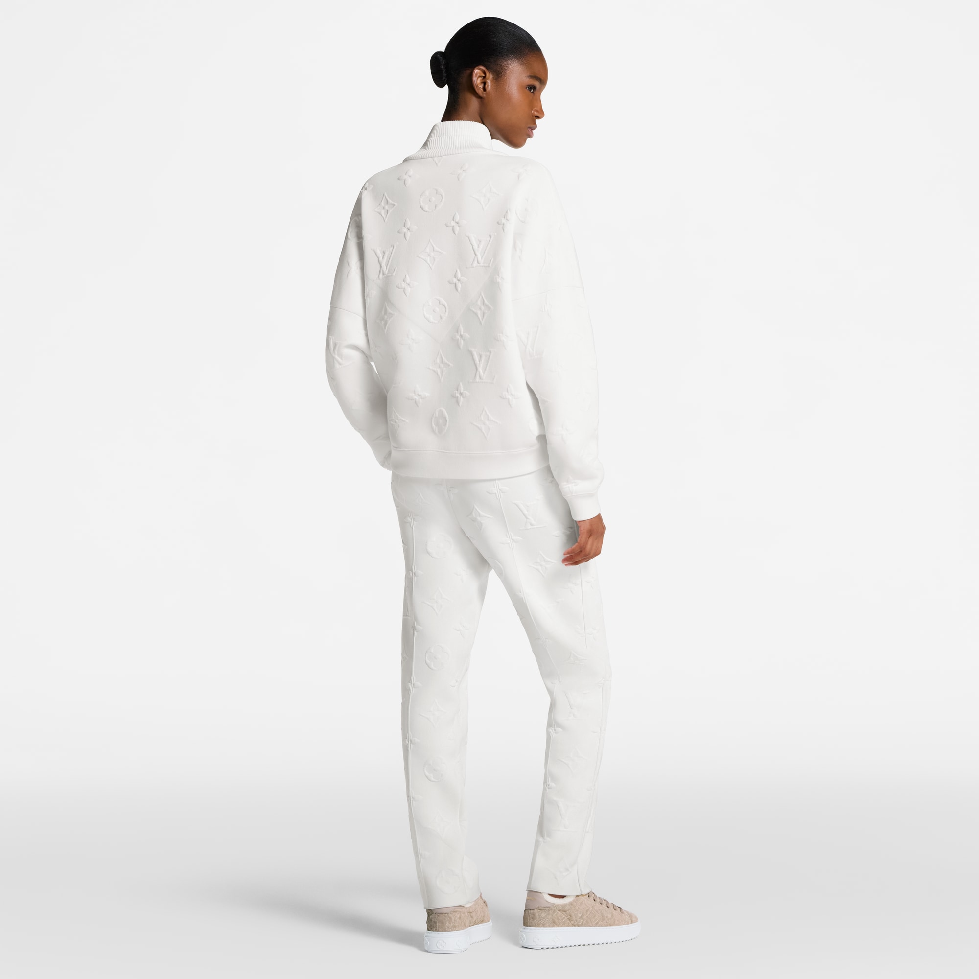  Ready-to-Wear Calças Calça Jogger com Monogram em 3D | Louis Vuitton ® (Zoom no Produto)