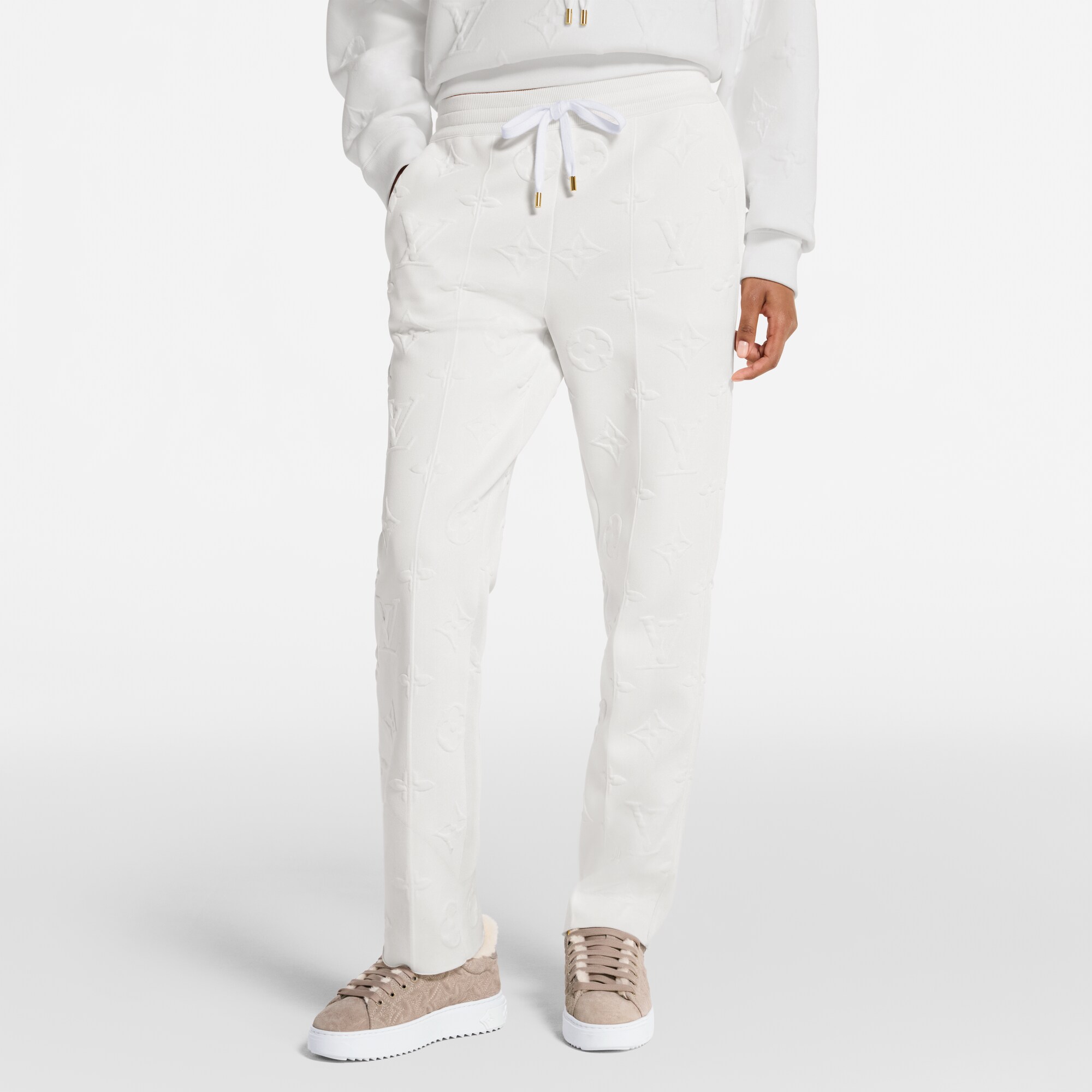  Ready-to-Wear Calças Calça Jogger com Monogram em 3D | Louis Vuitton ® (Zoom no Produto)
