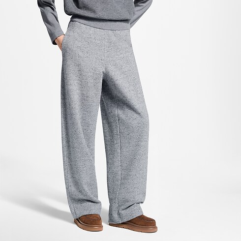 Calça jogger de pernas amplas – Vista Cortada