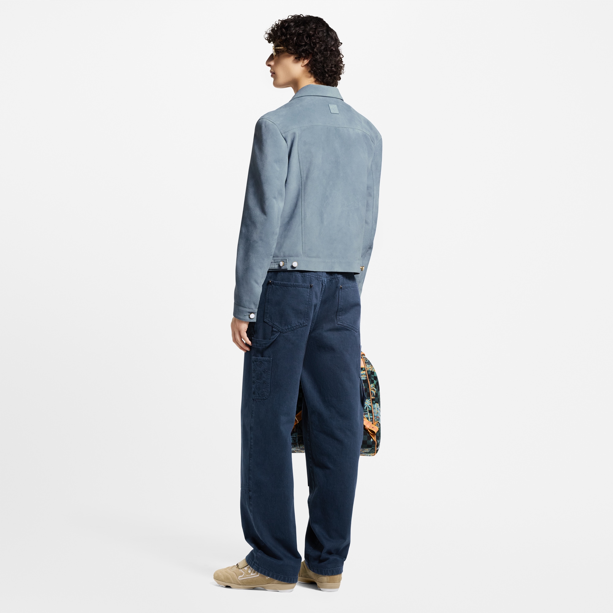  Ready-to-Wear Roupas em Denim Calça Utilitária em Jeans com Tingimento Especial | Louis Vuitton ® (Zoom no Produto)
