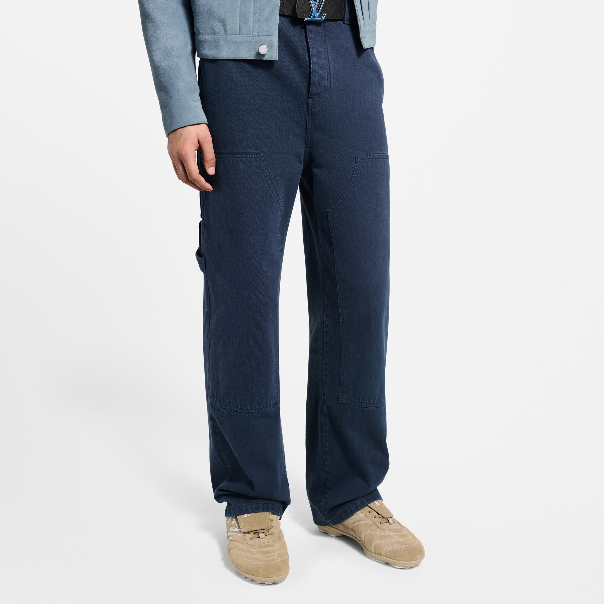  Ready-to-Wear Roupas em Denim Calça Utilitária em Jeans com Tingimento Especial | Louis Vuitton ® (Zoom no Produto)