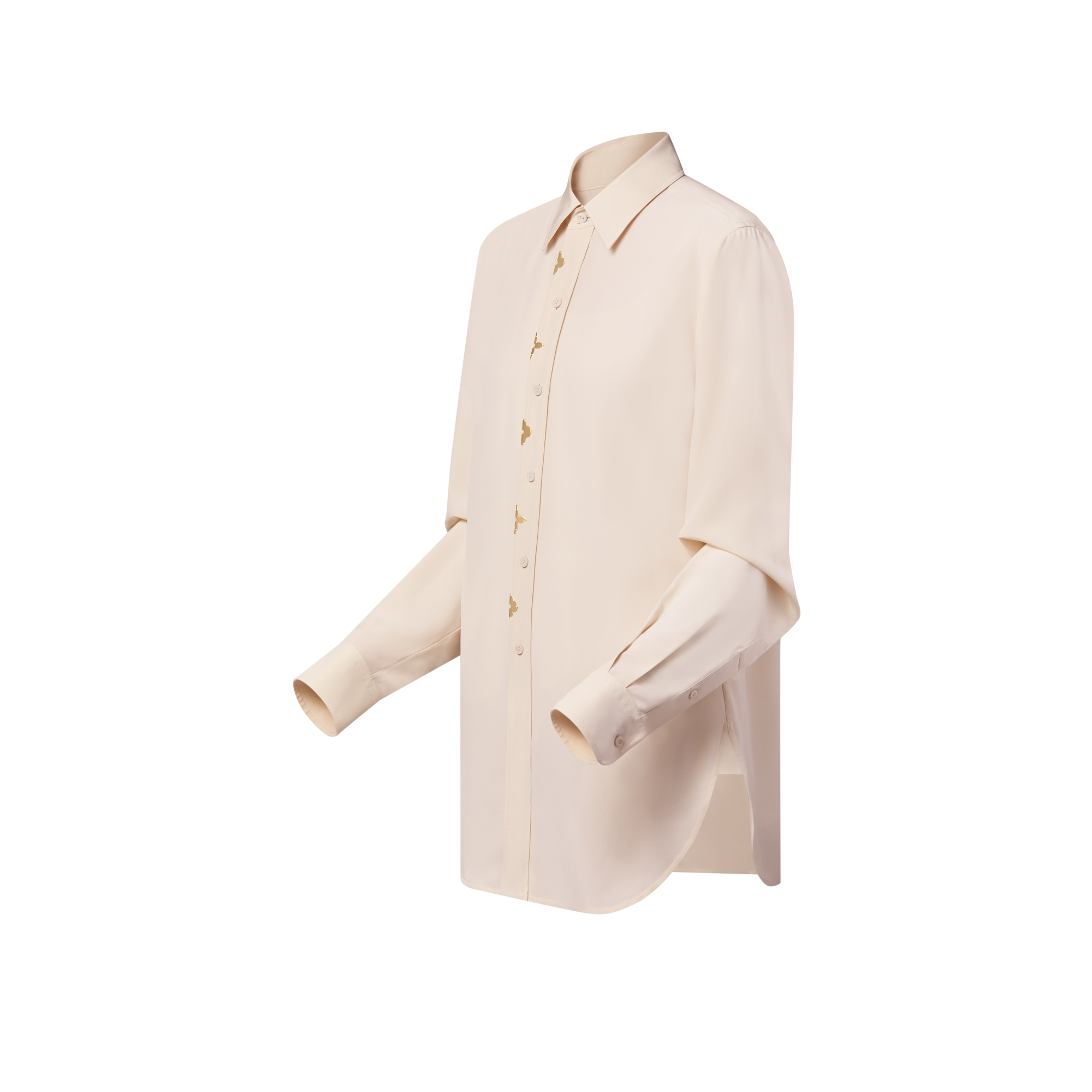  Ready-to-Wear Blusas Camisa com Detalhe em Monogram | Louis Vuitton ® (Zoom no Produto)