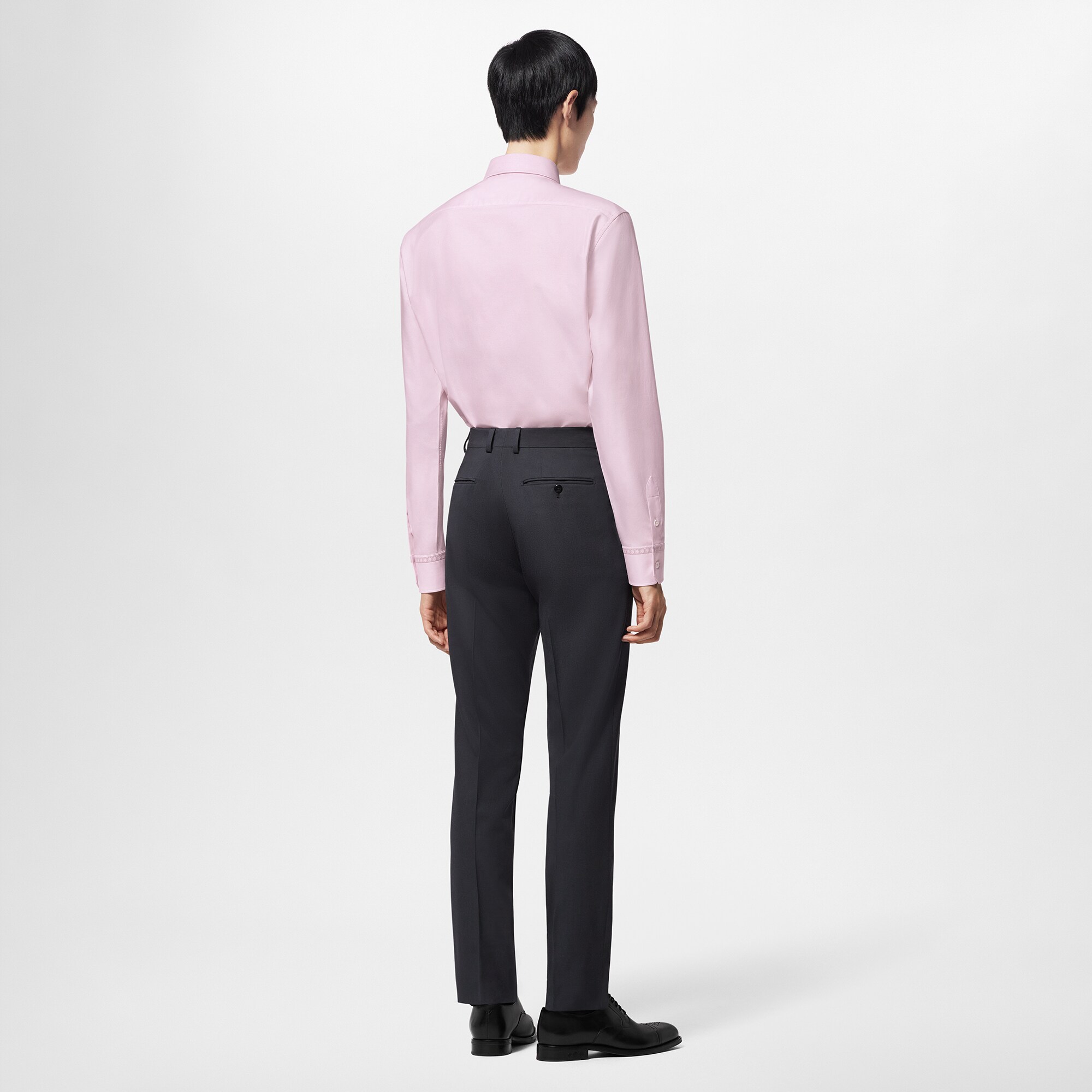  Discontinued Product Obs 12 Camisa de Algodão Bordada com Manga Longa | Louis Vuitton ® (Zoom no Produto)