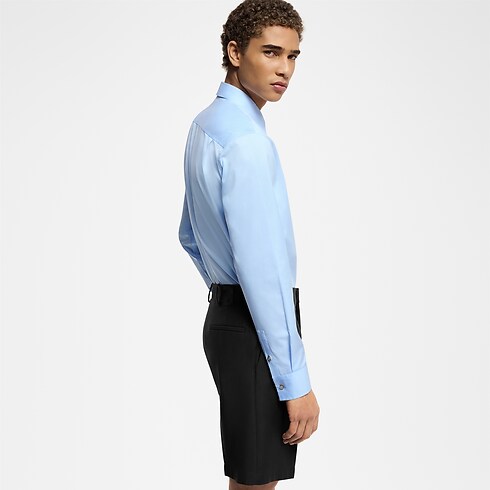 Ready-to-Wear Camisas Camisa de Algodão Bordada com Manga Longa | Louis Vuitton ® (Zoom no Produto)