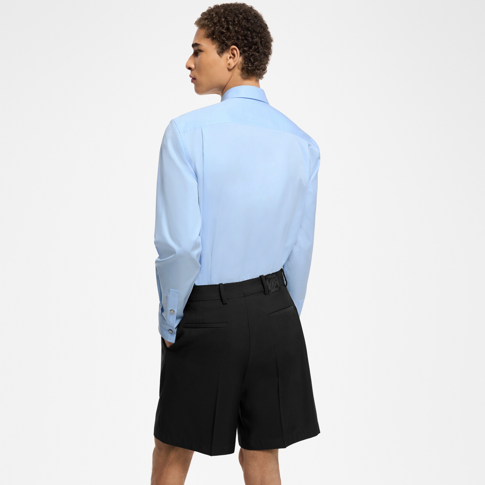  Ready-to-Wear Camisas Camisa de Algodão Bordada com Manga Longa | Louis Vuitton ® (Zoom no Produto)