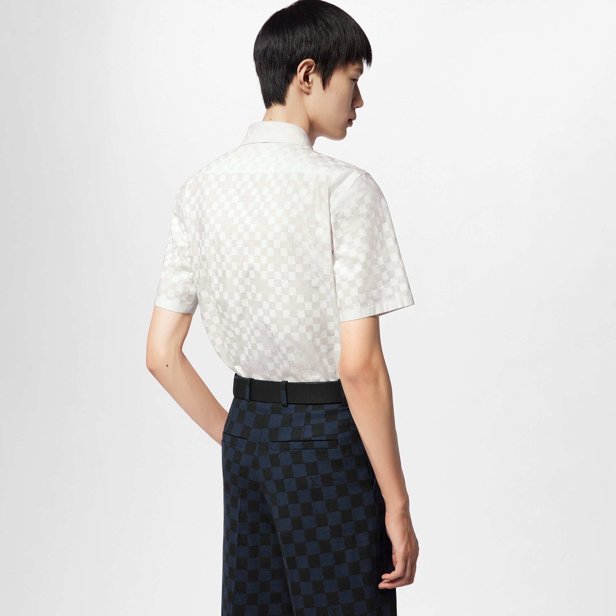  Discontinued Product Obs 12 Camisa de Algodão de Manga Curta | Louis Vuitton ® (Zoom no Produto)