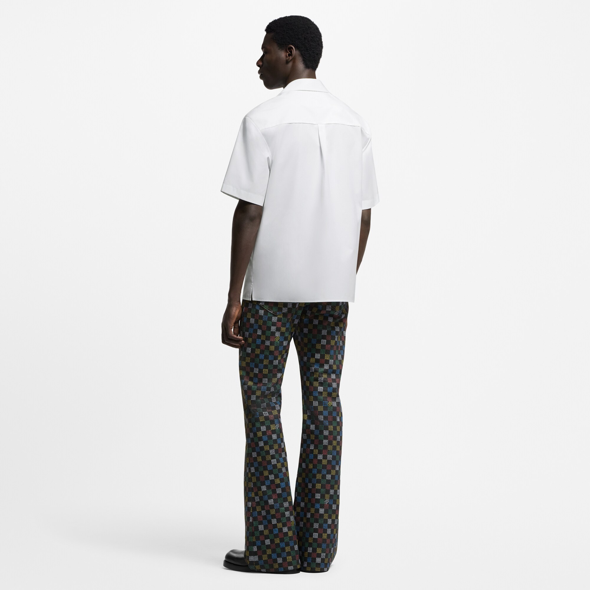  Ready-to-Wear Camisas Camisa de Algodão de Manga Curta com Assinatura | Louis Vuitton ® (Zoom no Produto)