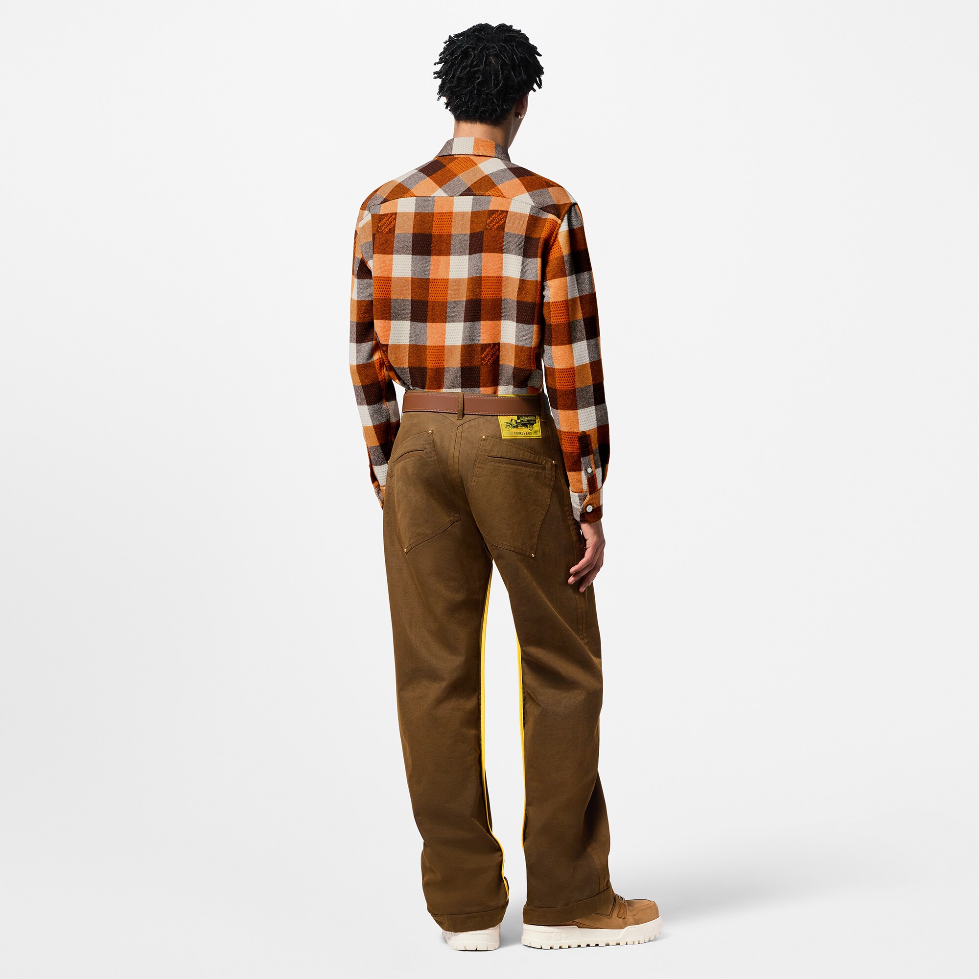  Discontinued Product Obs 12 Camisa de Flanela com Botões e Manga Longa | Louis Vuitton ® (Zoom no Produto)