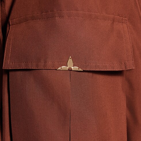 Ready-to-Wear Blusas Camisa de Seda Lavada com Capuz | Louis Vuitton ® (Zoom no Produto)