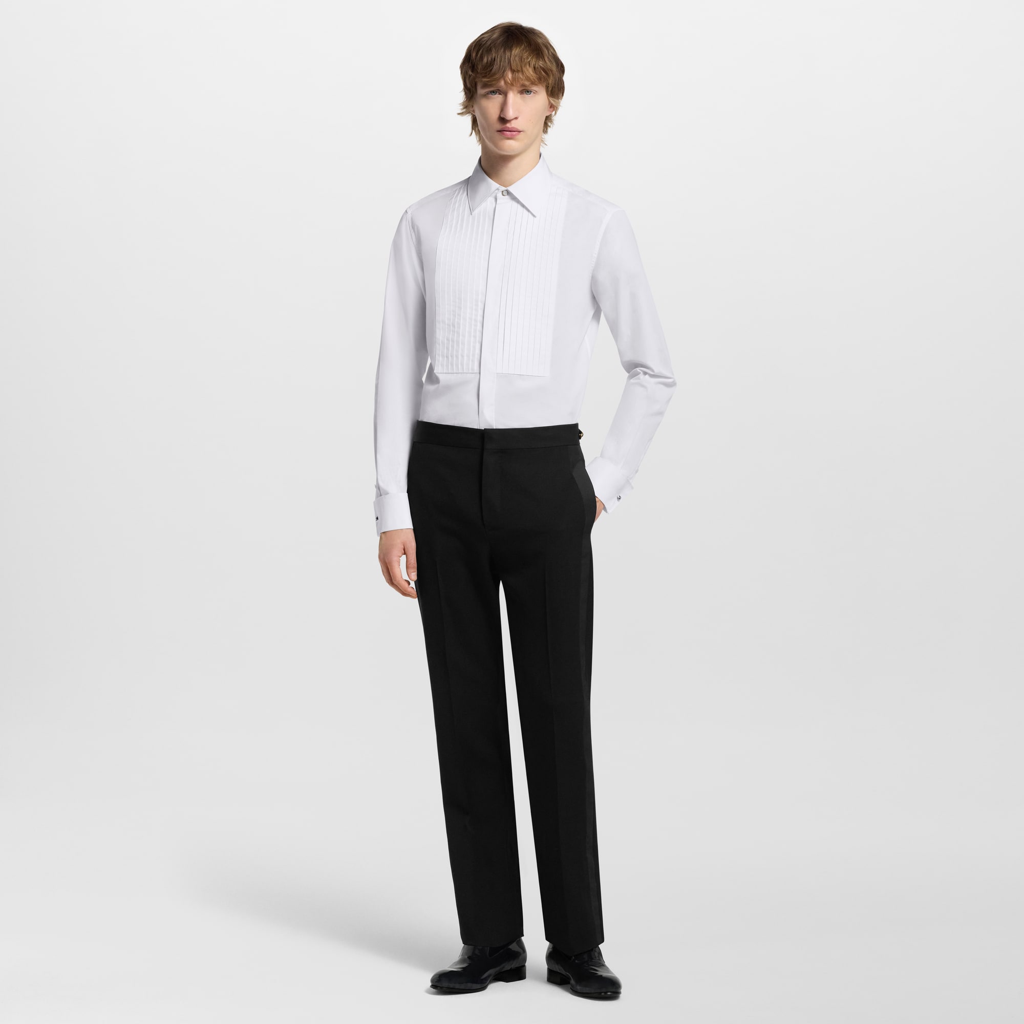  Ready-to-Wear Camisas Camisa Formal com Jabô | Louis Vuitton ® (Zoom no Produto)