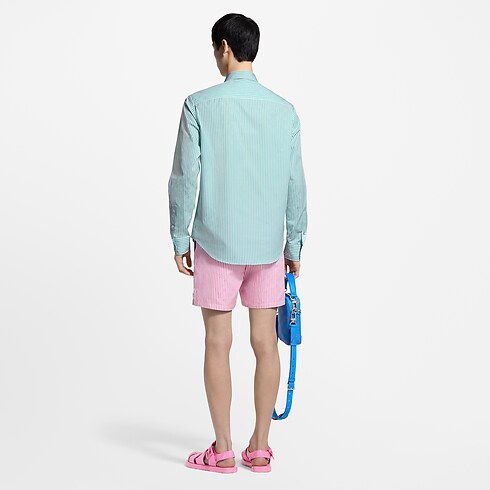 Ready-to-Wear Camisas Camisa Listrada com Monogram | Louis Vuitton ® (Zoom no Produto)